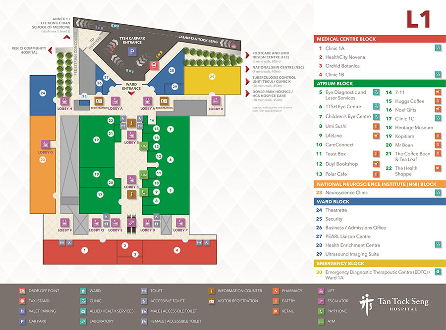 Ttsh Floor Plan Tan Tock Seng Hospital